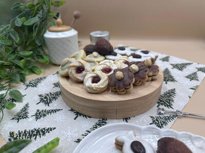 Classic Czech Christmas sweets in various flavours
